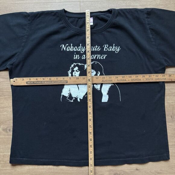 Vintage Dirty Dancing Shirt Women's Extra Large XL Gray Nobody Baby Corner - Picture 7 of 7